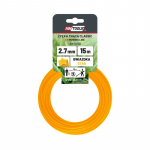 Trimmeri j&otilde;hv AWTools AW70136; (2,7 mm/15 m) kollane, kuusnurkne