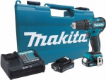 Trell-kruvikeeraja Makita DF332DSAE; 12 V; 2x2,0 Ah aku