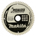 Saeketas laminaadile Makita; 190x2x20,0 mm; Z60; 5&deg;