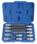 Padrunv&otilde;tmete komplekt Hex otsikutega SATRA S-SH1212L; 1/2''; 12 tk