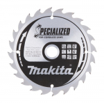 Saeketas puidule Makita; 165x1,5x20,0 mm; Z24; 20&deg;