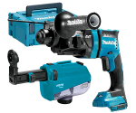Puurvasar Makita DHR182ZWJ; 1,7 J; SDS-plus; 18 V (ilma aku ja laadijata)