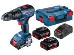 Akutrell-kruvikeeraja Bosch GSR 18V-65 Professional; 18 V; 2x5,0 Ah aku + L-Case