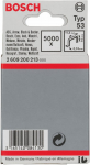 Klambrid Bosch 2609200213; 11,4x14 mm; 5000 tk.; t&uuml;&uuml;p 53