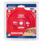 L&otilde;ikeketas Specialist+ LTCW1654020-T; 165x20x1,0 mm; Z40; 18&deg;