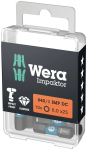 Kruviotsikute komplekt Wera 840/1 IMP DC; 6,0 mm; 25 mm; 10 tk