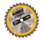 Saeketas puidule DeWalt; 184x2,6x16,0 mm; Z30; 10&deg;