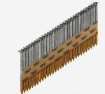 Naelad Senco GC57ASBKR; 2,87x75 mm; 34&deg;; 2000 tk; kuumtsingitud