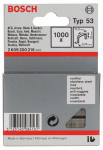 Klambrid Bosch 2609200216; 11,4x10 mm; 1000 tk.; t&uuml;&uuml;p 53