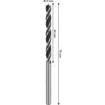 Puidupuur Bosch PRO; HSS; 4x43x75 mm
