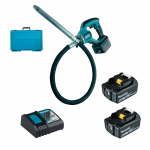 Betoonivibraator Makita DVR450RTE; 18 V; 2x5,0 Ah aku