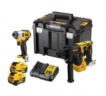 T&ouml;&ouml;riistakomplekt DeWalt DCK2104P2T-QW (DCG801 + DCH072); 12 V; 2x5,0 Ah aku
