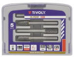 K&otilde;va metalli viilimise komplekt Tivoly HALF BOX; 5 tk