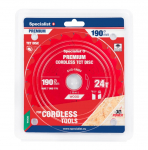L&otilde;ikeketas Specialist+ LTW1902430-T; 190x30x1,0 mm; Z24; 15&deg;