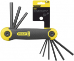 L-t&uuml;&uuml;pi kuuskant v&otilde;tmete komplekt Stanley Hex 2-69-265; 9 tk