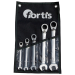 Kombineeritud mutriv&otilde;tmete komplekt Fortis 4317784727211; 8-19 mm; 5 tk