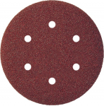 Lihvpaber ekstsentriklihvmasinatele Virutex; 125 mm; P80; 8 tk