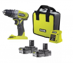 L&ouml;&ouml;ktrell Ryobi R18PD2-220SL; 18 V; 2x2,0 Ah aku