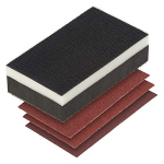 Lihvimis k&auml;sn Wolfcraft; 125x70x35 mm; P60/80/120