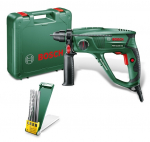 Puurvasar Bosch PBH 2100 RE + Puuride ja meislite komplekt