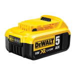 Aku DeWalt DCB184; 18 V; 5,0 Ah; Li-ion