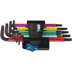 L-t&uuml;&uuml;pi kuuskant v&otilde;tmete komplekt Wera 967/9 TX Multicolour HF 1; TX8-TX40; 9 tk