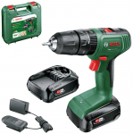L&ouml;&ouml;ktrell-kruvikeeraja Bosch EasyImpact 18V-40; 18 V; 2x2,0 Ah aku