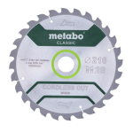 Saeketas puidule Metabo 628284000; 216x30 mm; Z28