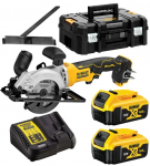 Ketassaag Dewalt DCS571P2-QW; 18 V; 2x5,0 Ah aku