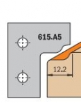 Profiilinoad l&otilde;ikepeadele CMT 615.A5; 2 tk