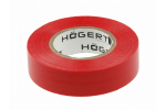 Isoleerlint Hogert HT1P282; 0.13x19 mm; 20 m; punane