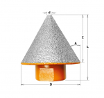 Teemantfrees Cmt 552-535CS; M14; D=35 mm; I=30 mm