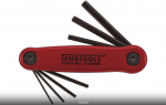 L-t&uuml;&uuml;pi kuuskant v&otilde;tmete komplekt Teng Tools 151470101; 1,5-6 mm; 7 tk