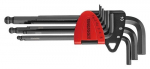 L-t&uuml;&uuml;pi kuuskant v&otilde;tmete komplekt Teng Tools 1499MM; 9 tk