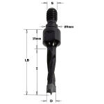 Puidupuur CMT; S=M8/9 mm; D=12x40 mm