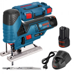 Tikksaag Bosch GST 12V-70 Professional; 12 V; 2x3,0 Ah aku