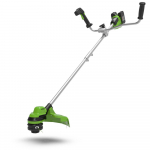Murutrimmer Greenworks GD24X2BCB; 2x24 V (ilma aku ja laadijata)