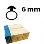 Kinnitus element Virutex 1204187; FS4/B; 6 mm x 100 m; silikoon