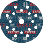 Lihvketas Bosch Expert O780; 125 mm; P80; 50 tk