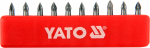 Kruviotsikute komplekt Yato YT-0473; PH0; 25 mm; 10 tk