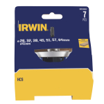7-osaline puuripeade komplekt Irwin IW1018307; 41 mm