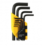 L-t&uuml;&uuml;pi kuuskant v&otilde;tmete komplekt Stanley 1-13-929; 1,5-10 mm; 9 tk