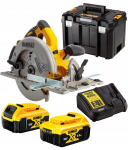Akuketassaag DeWalt DCS572P2-QW; 18 V; 2x5,0 Ah aku