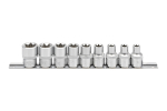 Padrunv&otilde;tmete komplekt Jonnesway S06H49S; 1/2''; E-Torx; 9 tk