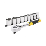 Padrunv&otilde;tmete komplekt Stanley STMT82671-0; 1/2''; 9 tk