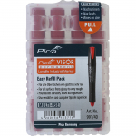 Tuum Pica VISOR; 4 tk; punane