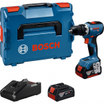 Akutrell-kruvikeeraja Bosch GSR 18V-65 Professional; 18 V; 2x5,0 Ah aku + L-Boxx 136