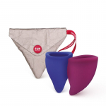 Menstruaalanum FUN CUP B suurus (sinine/lilla)