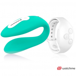 Paaride vibraator Wearwatch Dual Pleasure (roheline/valge)