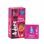 Kondoomid Adore Ribbed Pleasure (12 tk)